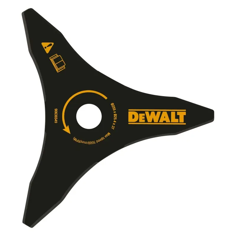 Certifié Couteau à herbe DEWALT DT20653-QZ 3 lames 250mm pour débroussailleuse