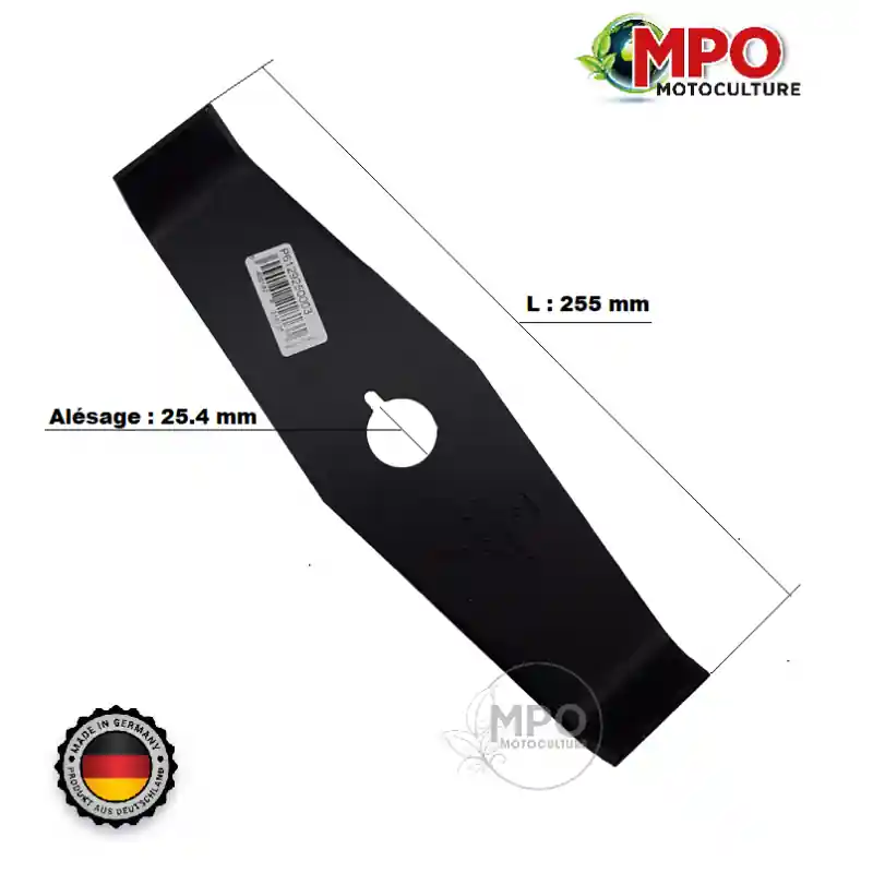 Expédition Rapide Lame droite spéciale ronce ø 250 mm / Al 25.4 mm / Ep 2.5 mm