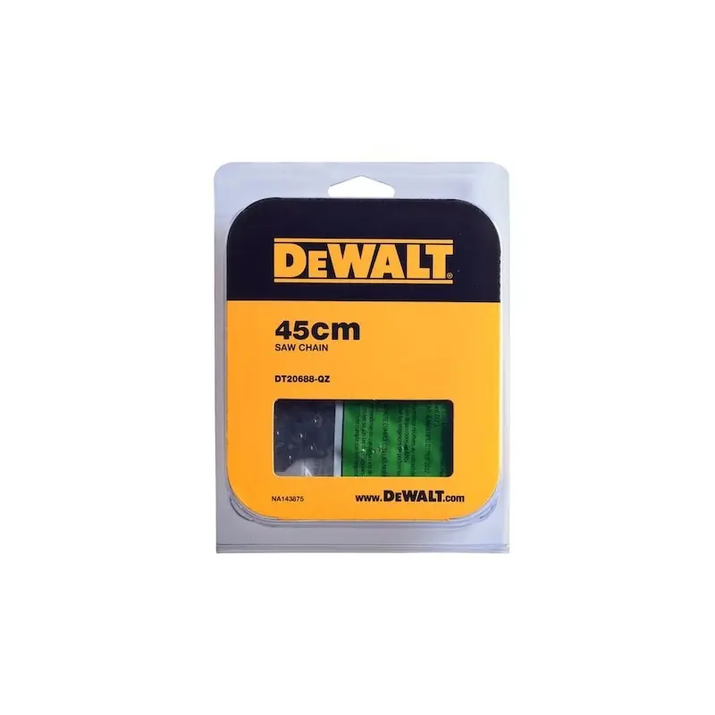 Chaine 45 cm DEWALT DT20688-QZ pour tronçonneuse – Performance et fiabilité Marque