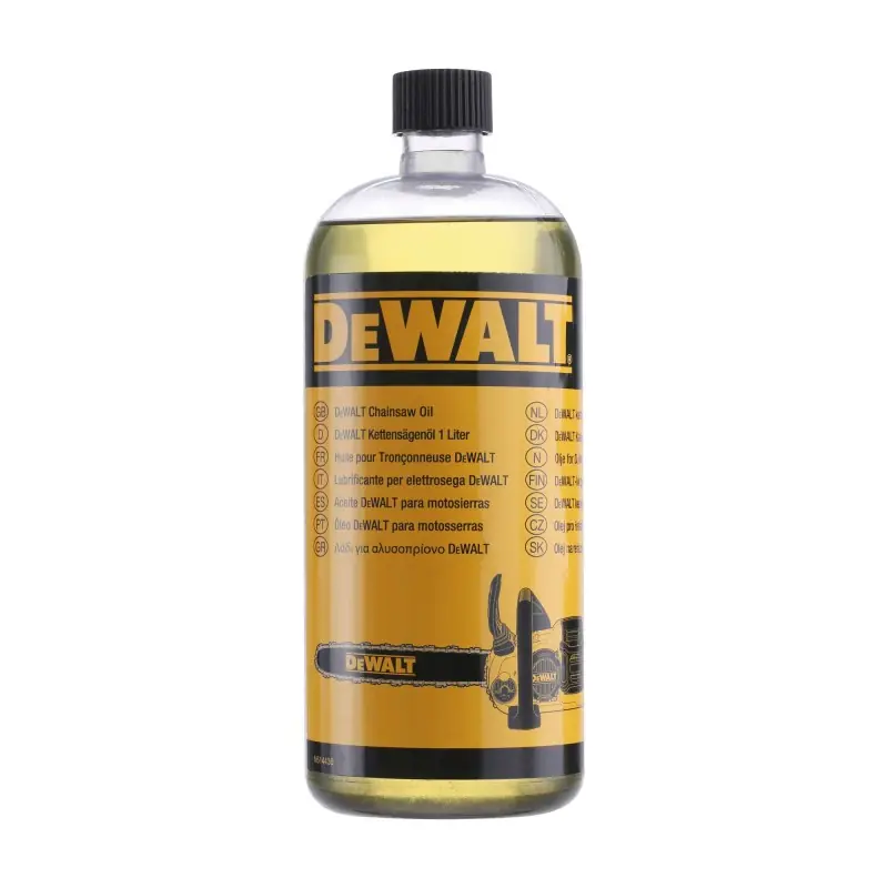 Huile lubrifiante pour lame de tronçonneuse DEWALT DT20662-QZ 1L Quantité Limitée