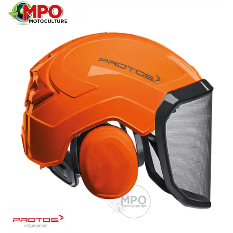 Casque Forestier PROTOS® Intégral Forest Orange Acheter En Ligne