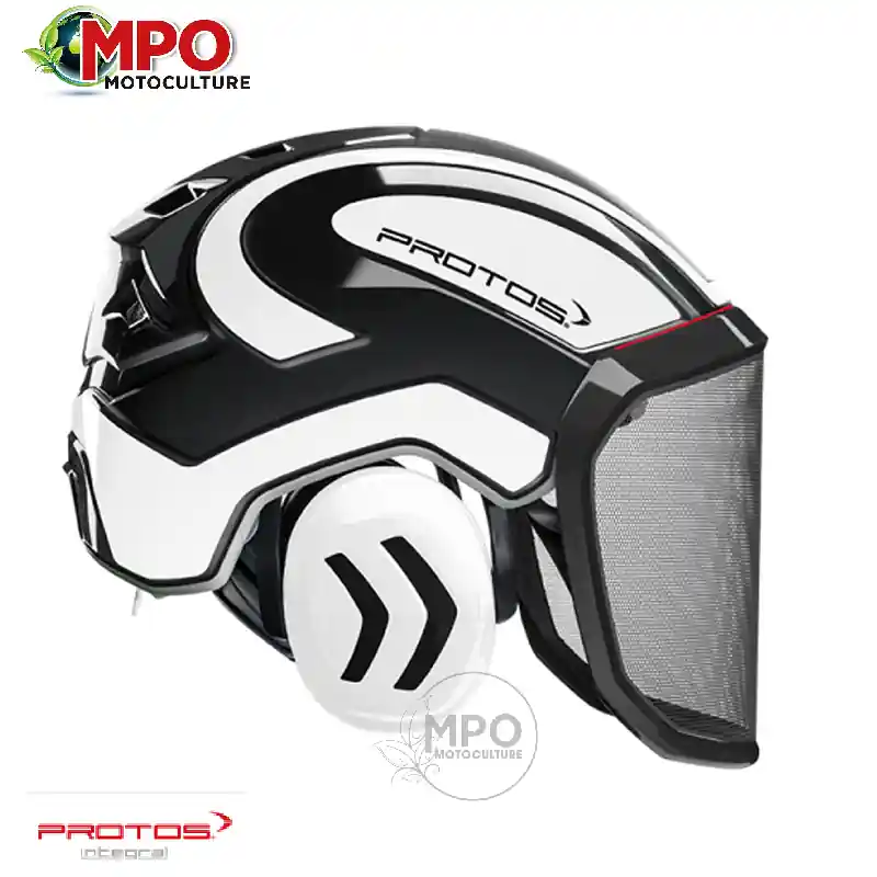 Casque Forestier PROTOS® Intégral Forest Blanc/Noir Offre Exclusive