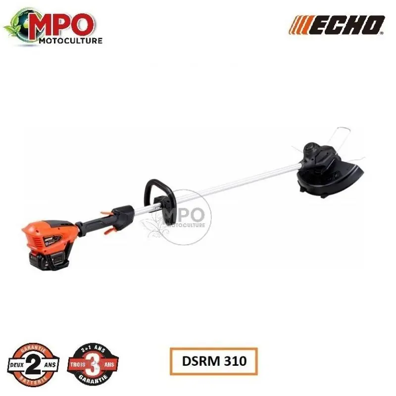 Coupe bordure à batterie ECHO DSRM 310 +1 Batterie 40V - 2Ah +1 Chargeur +1 TUBE DE GRAISSE OREGON - "PROMO" Quantité Limitée