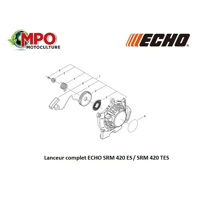 Lanceur complet ECHO SRM 420ES – SRM 420TES – SRM 420ESLW « ORIGINE » Bon Marché