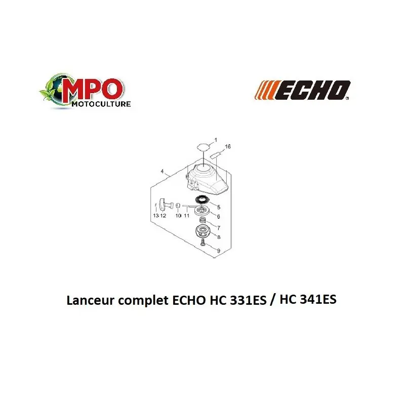 Lanceur complet ECHO HC 331ES / HC 341ES "ORIGINE" Pas Cher