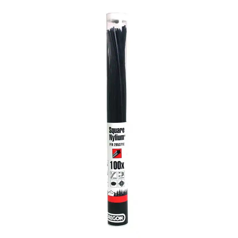 Acheter Direct Fil nylon carré Oregon Nylium 2.55 mm x 42 cm 100 BRINS