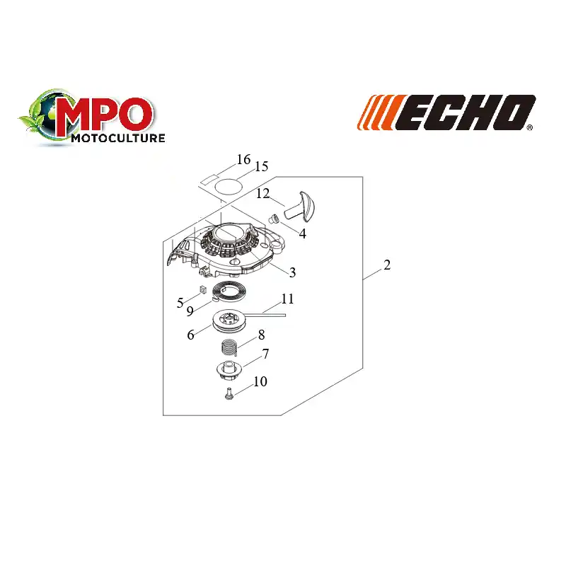 Lanceur complet ECHO HCAS 236ESLW « ORIGINE » Meilleur Choix