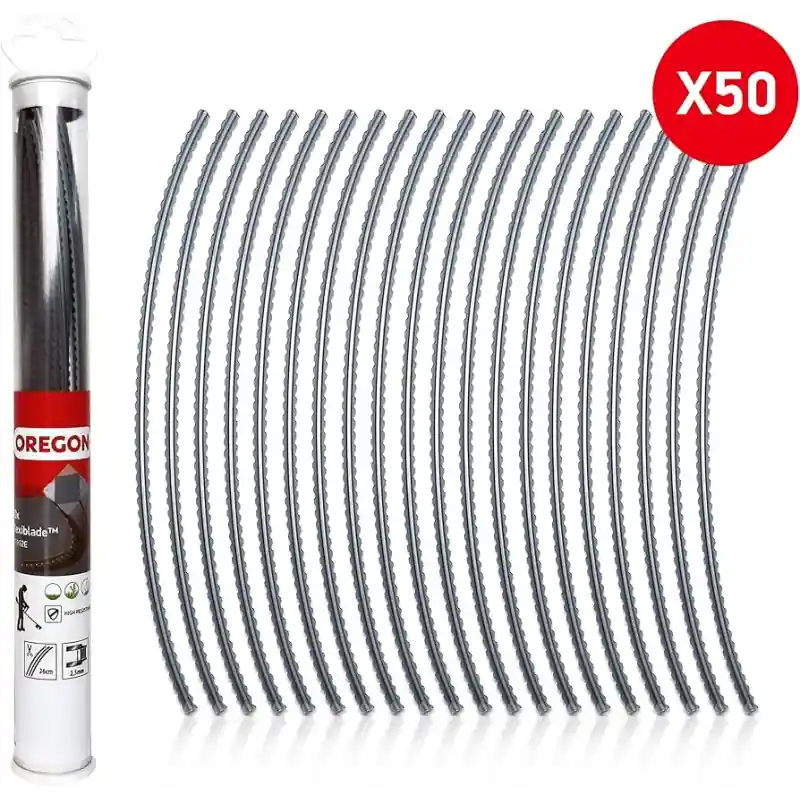 Fil débroussailleuse Oregon FlexiBlade 2,5 mm x 26 cm (50 brins) Offre Limitée