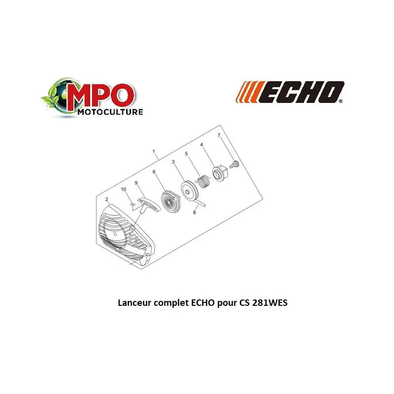 Paiement Sécurisé Lanceur complet ECHO CS 281WES « ORIGINE »
