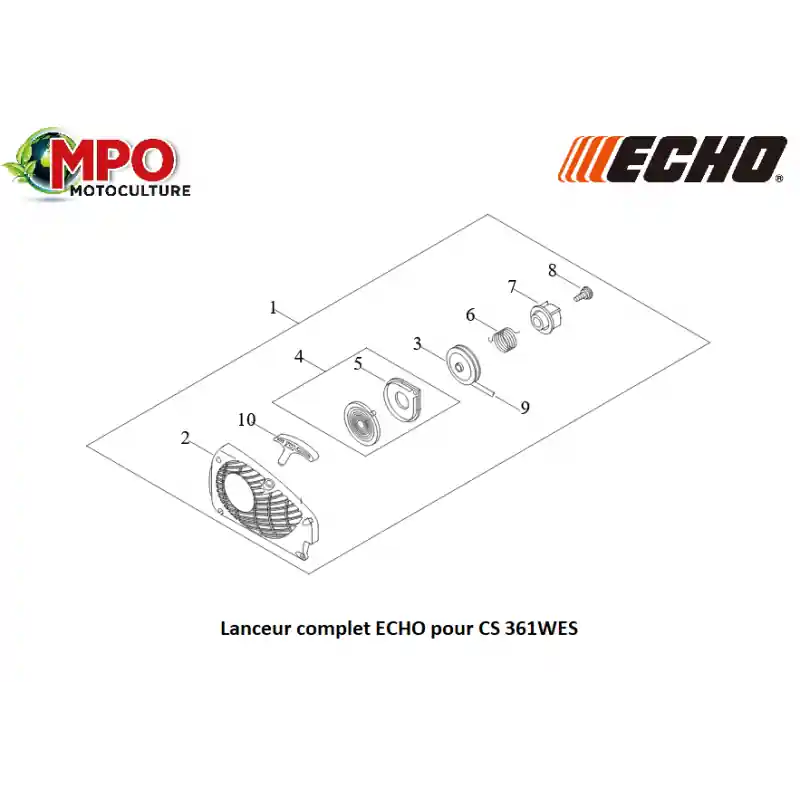 Livraison Express Lanceur complet ECHO CS 361WES "ORIGINE"