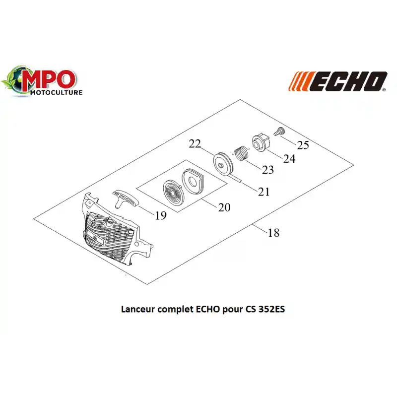 Lanceur complet ECHO CS 352ES « ORIGINE » Bon Plan