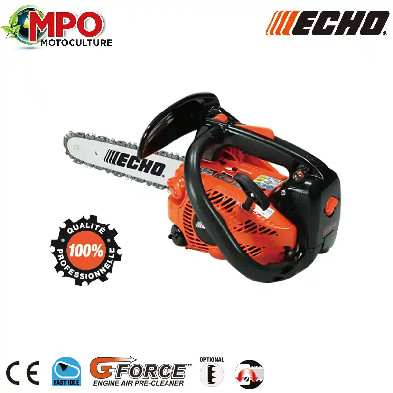 Tronçonneuse élagueuse ECHO CS 280 T avec 3 chaînes d‘origine Bon Plan