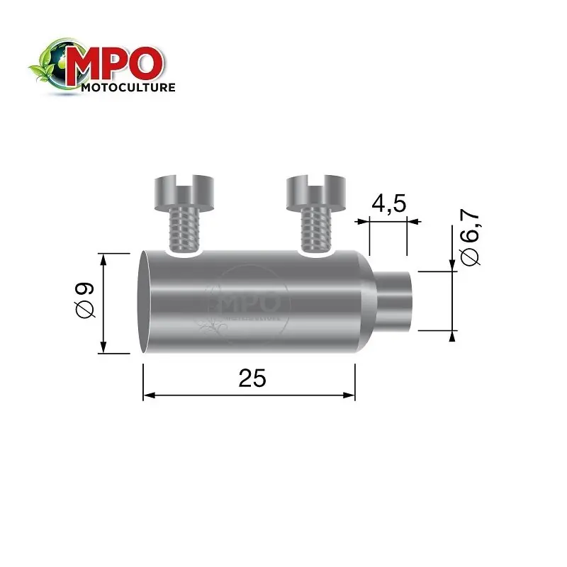 Achat Immédiat Serre-câble double - Pour câbles jusque Ø 3mm