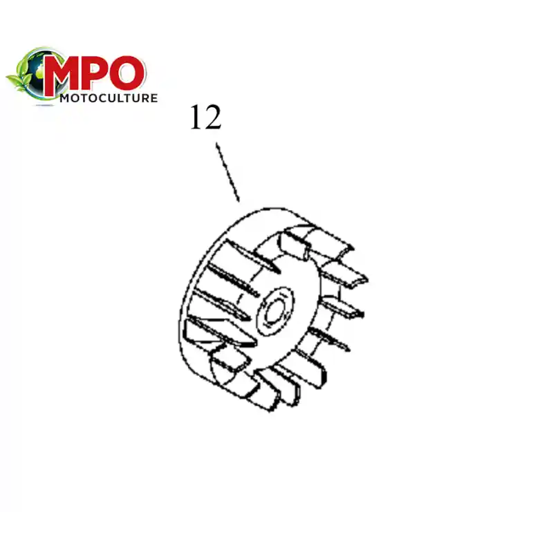 Rotor complet origine ECHO A409000210 Soldes