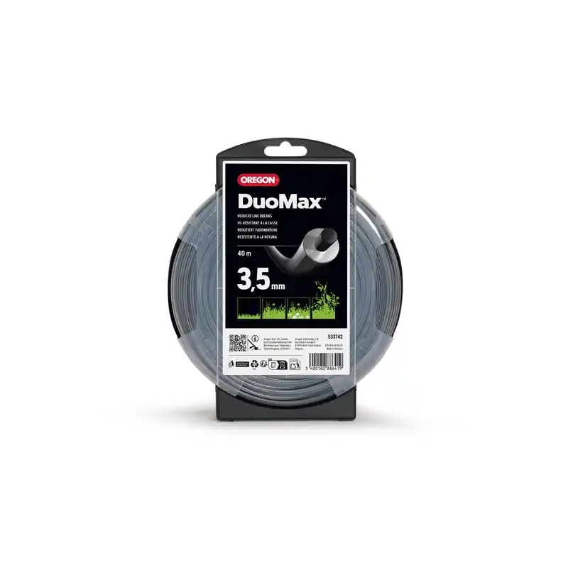 Jusqu&rsquo;à Épuisement Des Stocks Fil débroussailleuse Oregon DuoMax 533742 3,5 mm 40 m haute résistance