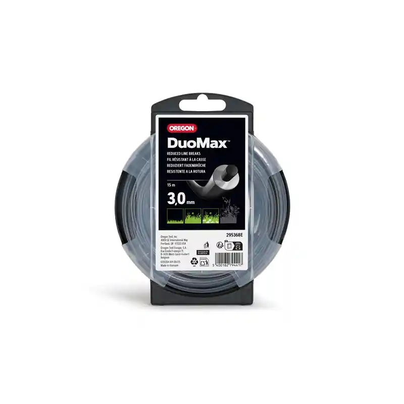 Quantité Limitée Fil débroussailleuse Oregon DuoMax 295368E 3,0 mm 15 m haute résistance
