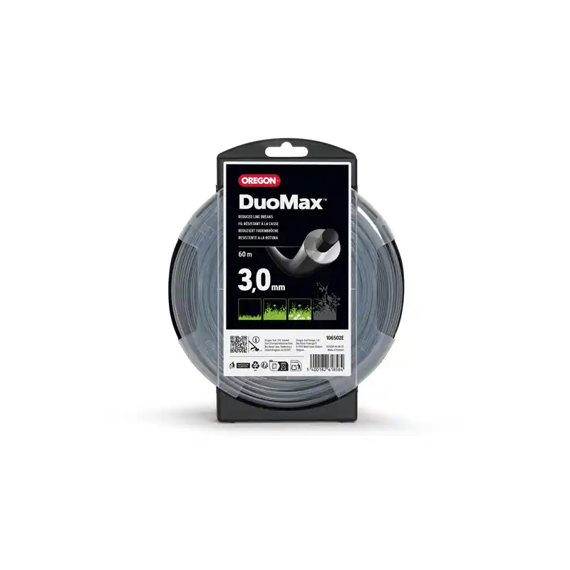 Fil débroussailleuse DuoMax Oregon 106502E 3,0 mm x 60 m Pas Cher