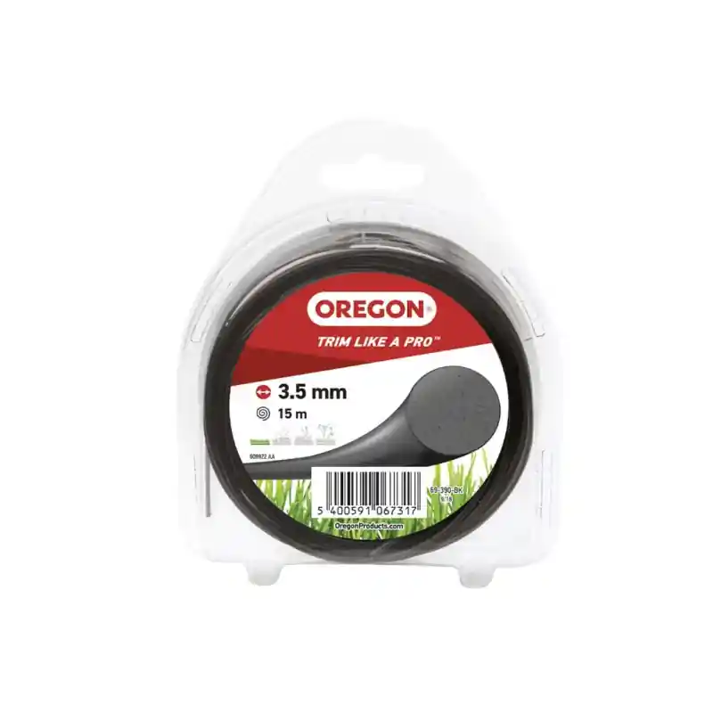 Fil débroussailleuse rond Oregon 69-390-BK noir 3,5 mm x 15 m Meilleur Prix