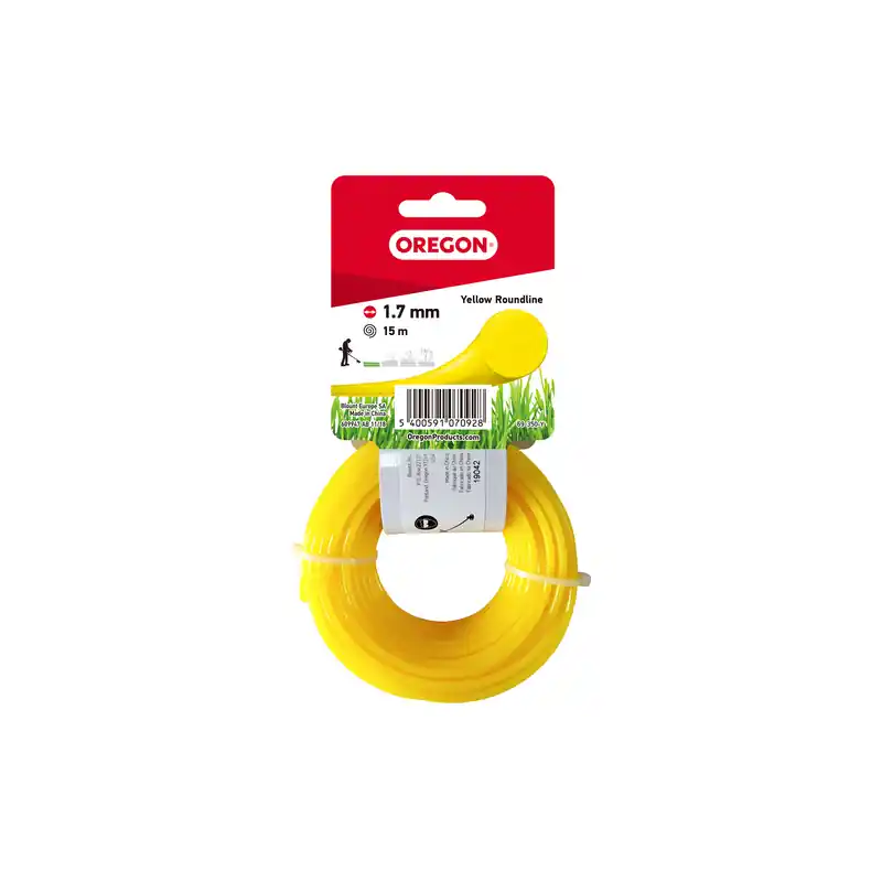 Paiement Sécurisé Fil débroussailleuse rond Oregon 69-350-Y jaune 1,7 mm x 15 m