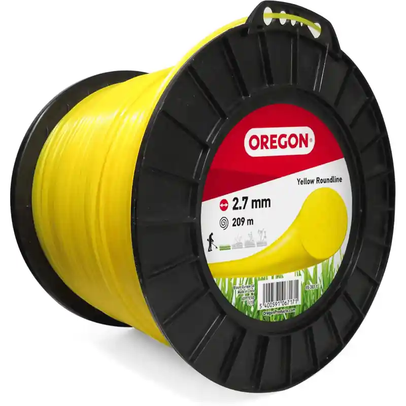 Fil débroussailleuse rond Oregon 69-383-Y jaune 2,7 mm x 209 m Offre Limitée