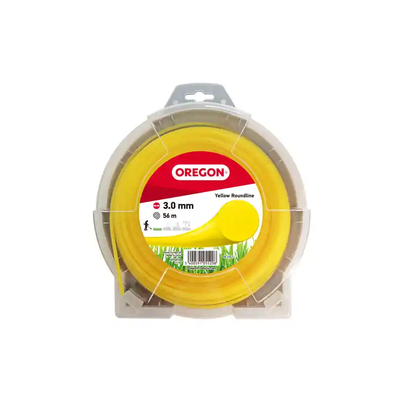 Fil débroussailleuse rond Oregon 69-370-Y jaune 3,0 mm x 56 m Soldes