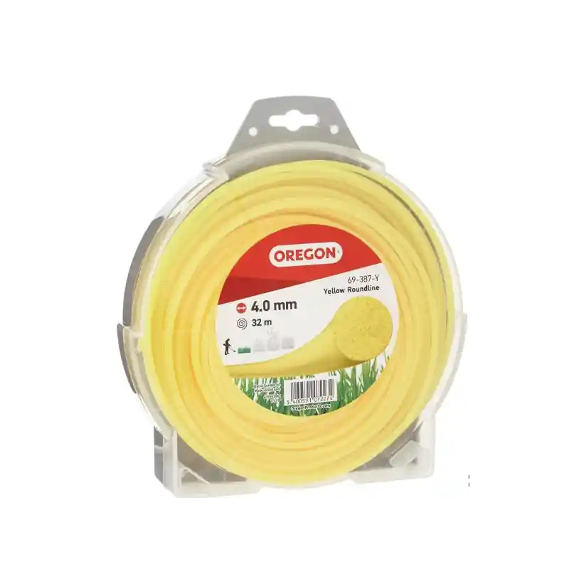 Fil débroussailleuse rond Oregon 69-387-Y jaune 4,0 mm x 32 m Haute Qualité