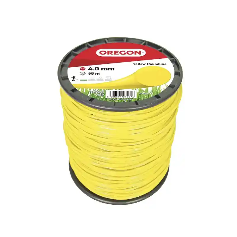Réduction Fil débroussailleuse rond Oregon 69-388-Y jaune 4,0 mm x 95 m