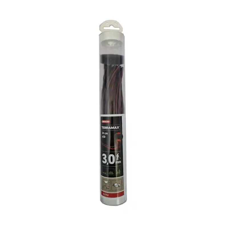 Fil débroussailleuse TerraMax Oregon 636768 ovale torsadé 3,0 mm x 35 cm Vente Flash
