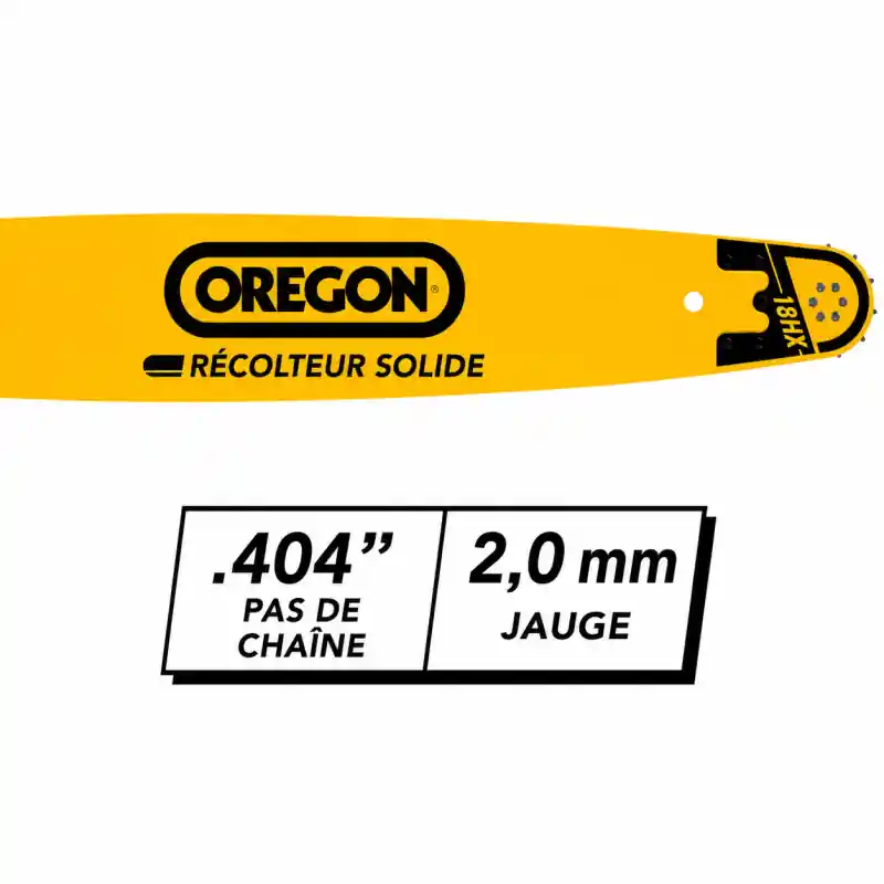 Guide de chaîne Oregon Harvester 822RHFL149 82 cm .404&Prime; jauge 2,0 mm Réduction