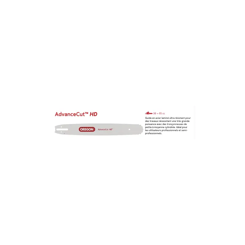Satisfait Ou Remboursé Guide de chaîne Oregon AdvanceCut™ HD 188SLHD009 45 cm 3/8&Prime; jauge 1,5 mm