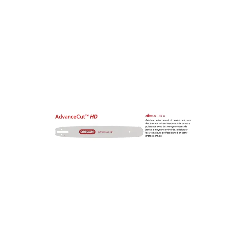 Petit Prix Guide de chaîne Oregon AdvanceCut™ HD 138SLBK095 33 cm .325&Prime; jauge 1,5 mm