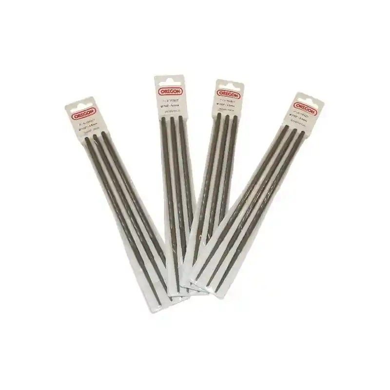 Limes rondes Oregon 70504T – 4 mm (5/32&Prime;) – Pack 4 x 3 Populaire