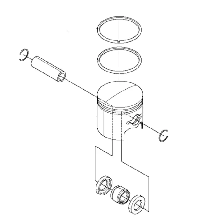 Piston Complet 5933052-01 Usine Directe