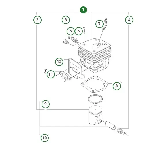 Kit cylindre D48 Pièce de rechange Haute Qualité