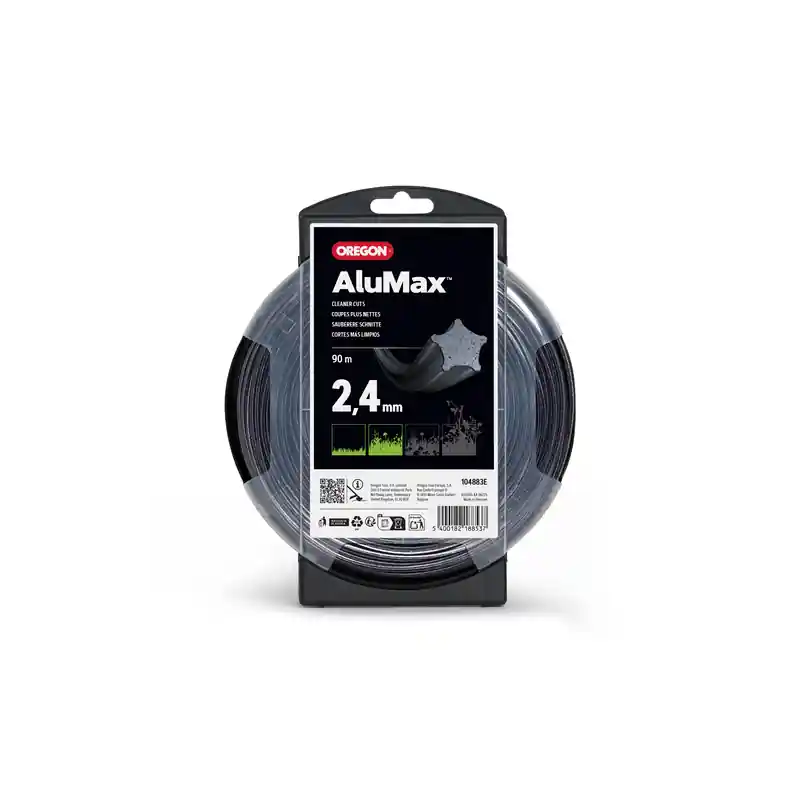 Fil débroussailleuse étoile Oregon Alumax Starline 104883E – 2,4 mm x 90 m Offre Spéciale