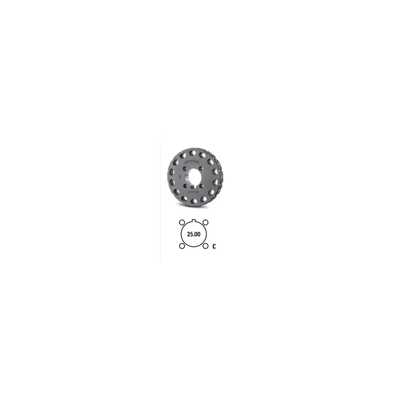 Pignon à bague Oregon ORC17404XL .404&Prime; 17 dents Type C pour tête d’abatteuse Commander Vite