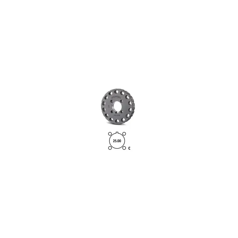 Pignon à bague Oregon ORC12404XL .404&Prime; 12 dents Type C pour tête d’abatteuse Commande En Gros