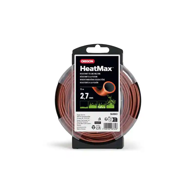 Fil de débroussailleuse Oregon HeatMax 564843 2,7 mm 15 m Usine Directe