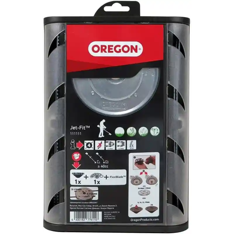 Tête de coupe aluminium Oregon Jet-Fit 111111 avec 4 fils Flexiblade Expédition Rapide