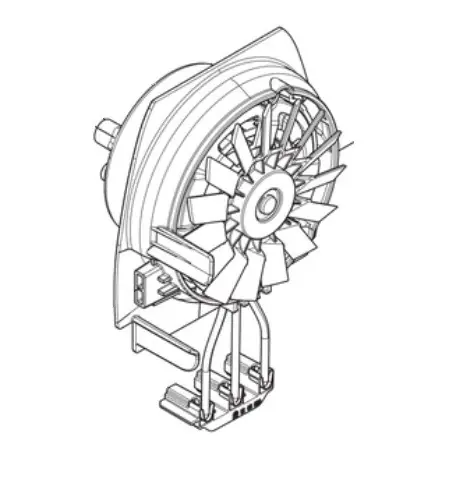 Réduction Pièce de rechange pour adaptateur de moteur 5950107-08