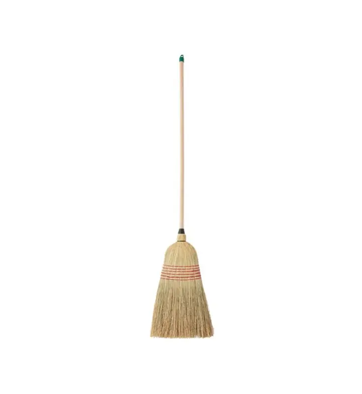 157150 – Balai d‘extérieur paille de riz (1kg) manche bois percé Quantité Limitée