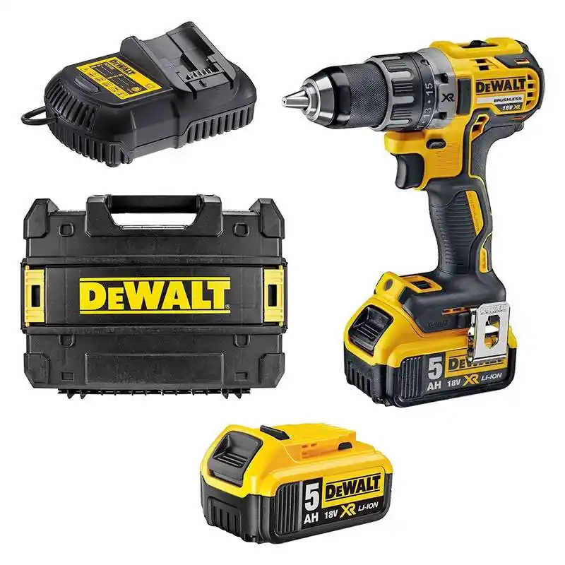 Perceuse-visseuse compact 18V DEWALT DCD791P2-QW avec coffret et 2 batteries 5,0 Ah Soldes
