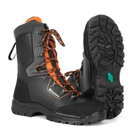 Soldes Chaussures de protection en cuir avec protection anticoupure Husqvarna Classic