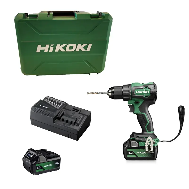 Perceuse à percussion HIKOKI DV18DEWJZ – 70 Nm – 18 V – 5 Ah + 2 batteries BSL1850MA Soldes