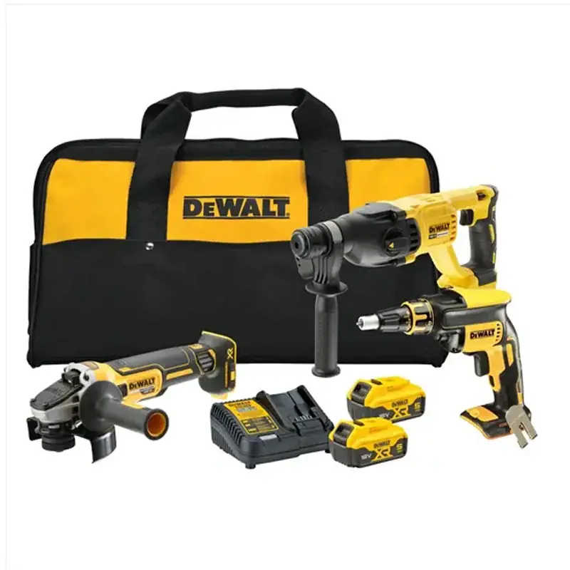 Kit 3 outils DEWALT DCK304P2-QW XR 18V 5Ah Li-Ion Brushless Jusqu&rsquo;à Épuisement Des Stocks