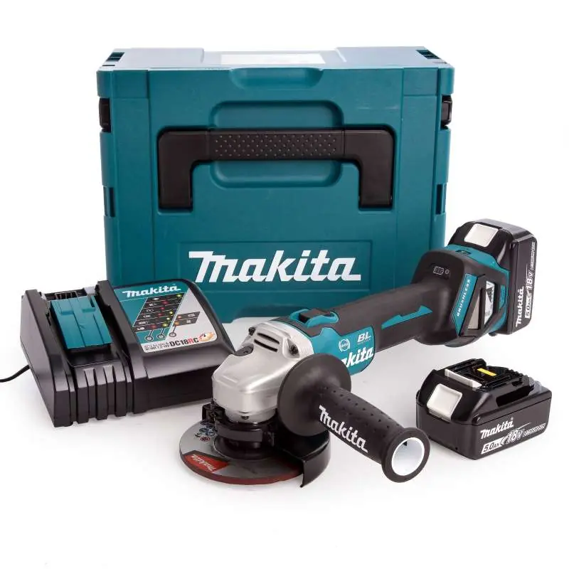 Affaire À Saisir Meuleuse MAKITA DGA513RTJ – Ø 125mm – 18V Li-Ion + 2 batteries 5Ah