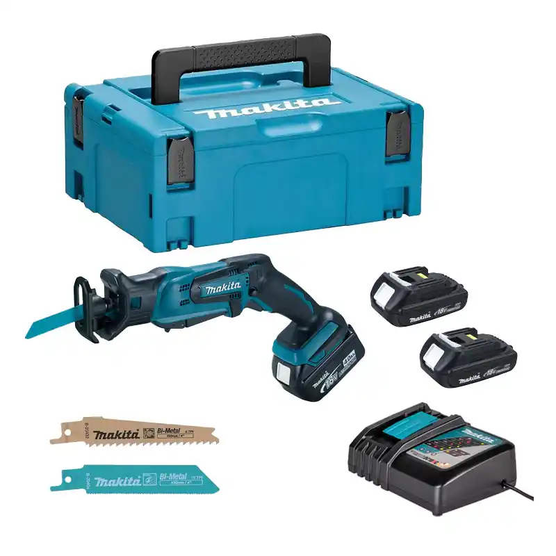 Livraison Express Scie récipro LXT MAKITA DJR183RYJ 18 V + 2 batteries 1,5Ah + chargeur en Makpac