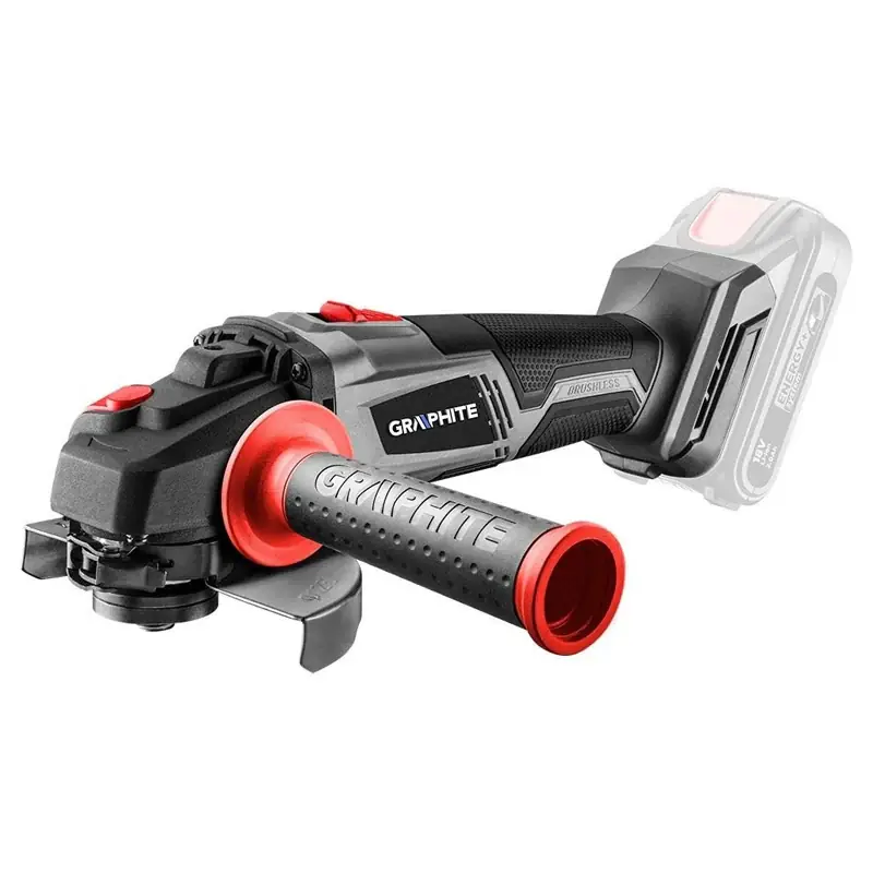Meuleuse d‘angle sans fil Energy+ 18V, Li-Ion, lame 125 mm, sans batterie - GRAPHITE - 58G026 Commander Vite