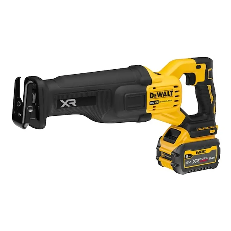 Scie sabre 54V DEWALT DCS386T1-QW Brushless avec coffret et une batterie 6,0Ah Offre Spéciale