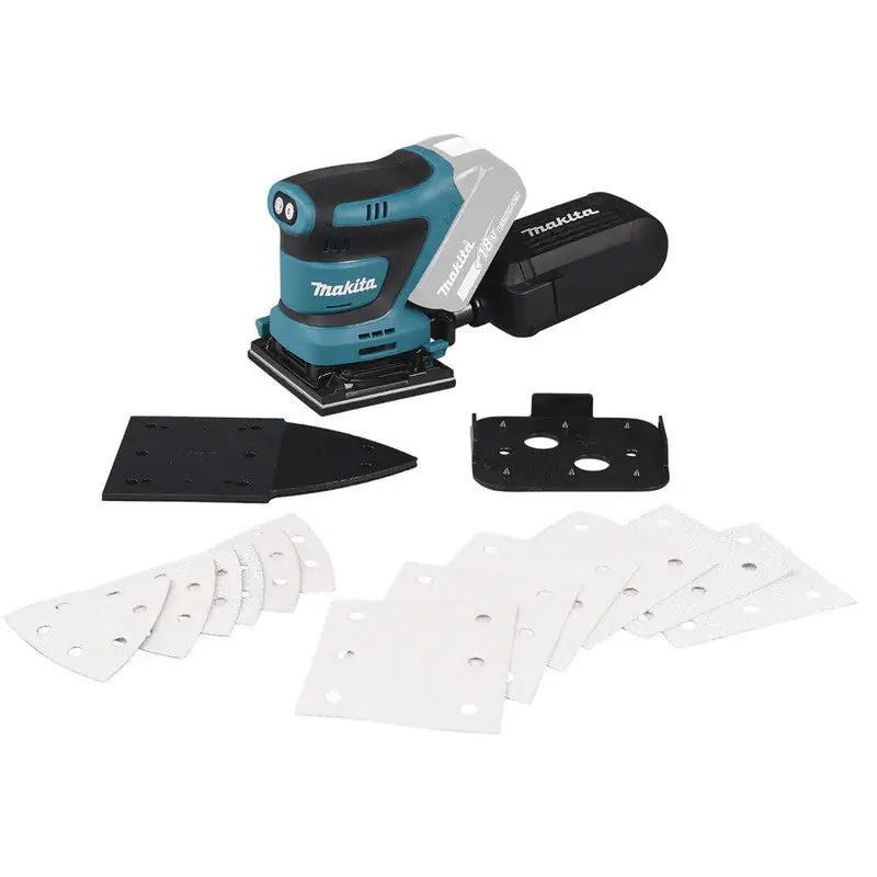 Meilleur Prix Ponceuse vibrante MAKITA DBO480RTJ 112 x 102 mm 18V BL1850BX2